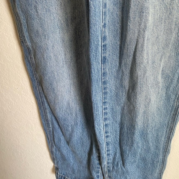 Madewell Denim Relaxed Carpenter Cottagecore Overalls in Lewisberg Wash Size XXS - Picture 13 of 16